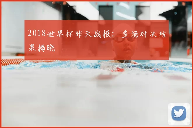 2018世界杯昨天战报：多场对决结果揭晓