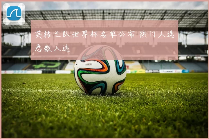英格兰队世界杯名单公布 热门人选悉数入选